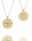 Protect Eagle Original Pendant Coin 18" Grande Rolo Necklaces Jane Win 
