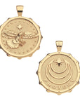 Protect Eagle Original Pendant Coin 16-18" Classic Rolo Necklaces Jane Win 