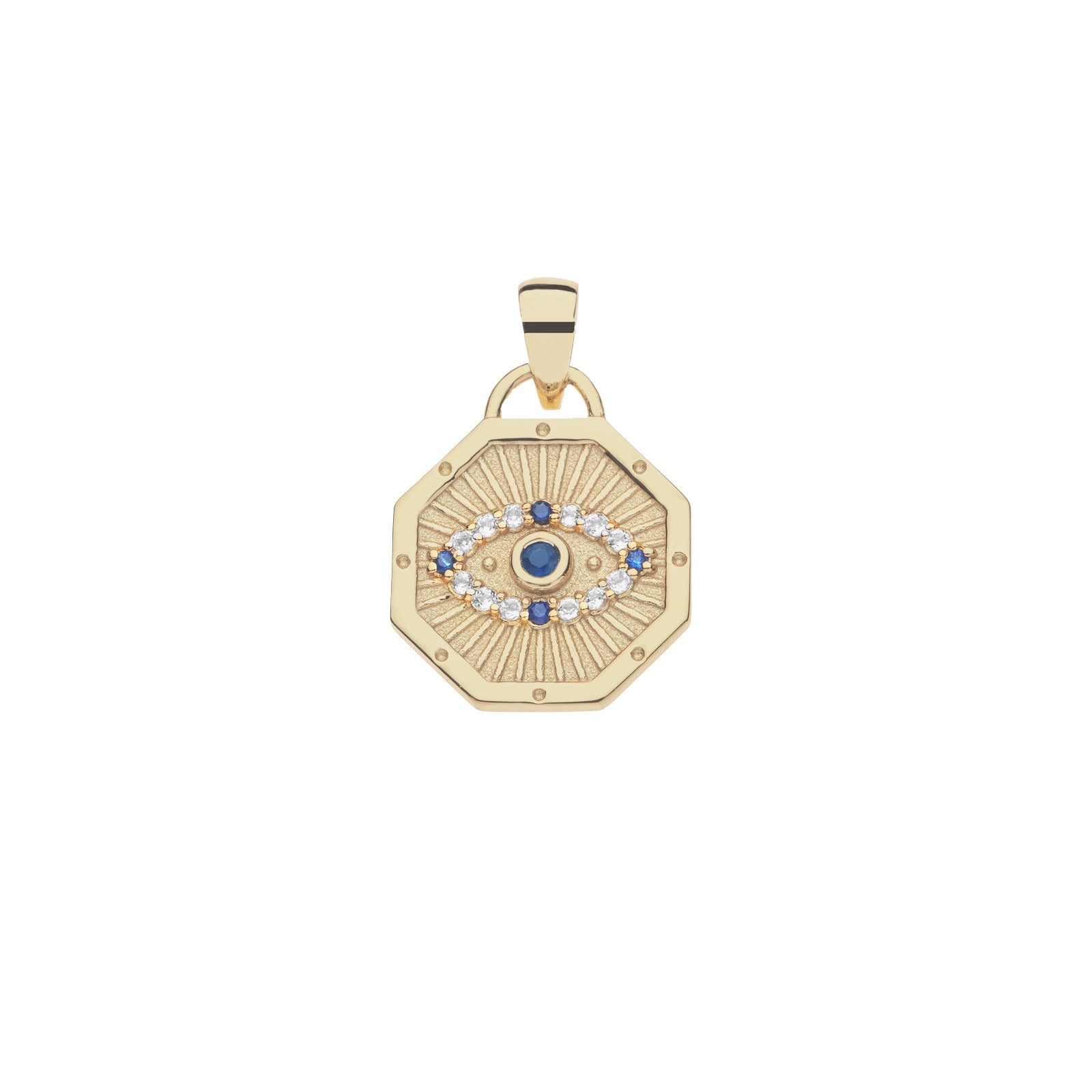 Protect Evil Eye Petite Embellished Pendant 16-18" Classic Rolo Necklaces Jane Win 