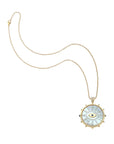 Protect Eye of Stone Pendant 16-18" Classic Rolo Necklaces Jane Win 