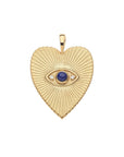 Protect Eye On Your Heart Pendant 16-18" Satellite Chain Necklaces Jane Win 