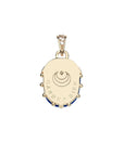 Protect Guardian Scarab Pendant in Lapis 16-18" Classic Rolo Necklaces Jane Win 