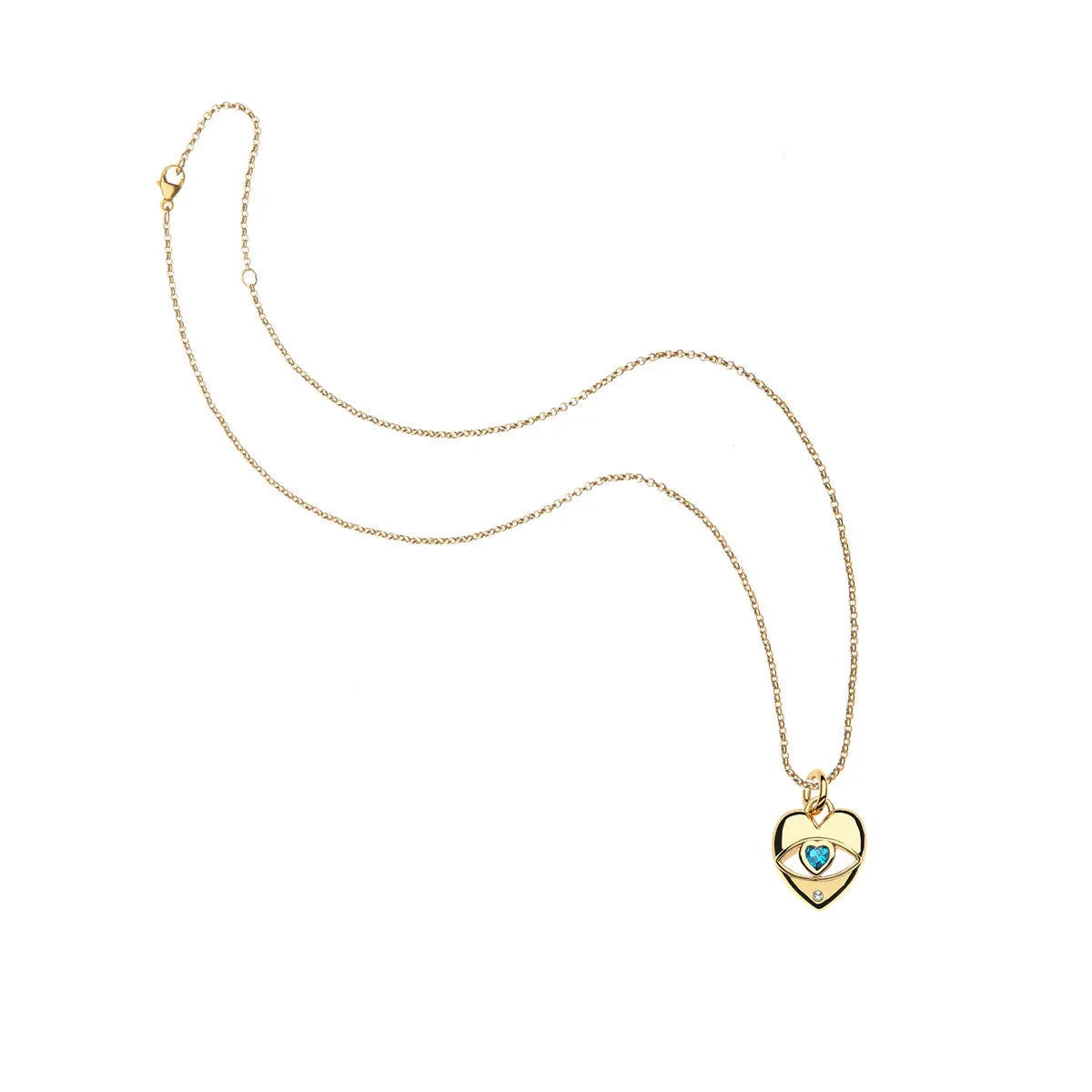 Protect Hold My Heart Pendant 16-18" Classic Rolo Necklaces Jane Win 