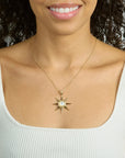 Strong Supernova Pendant Mother of Pearl 16-18" Classic Rolo Necklaces Jane Win 