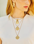 Strong Along the Shore Pendant 16-18" Classic Rolo