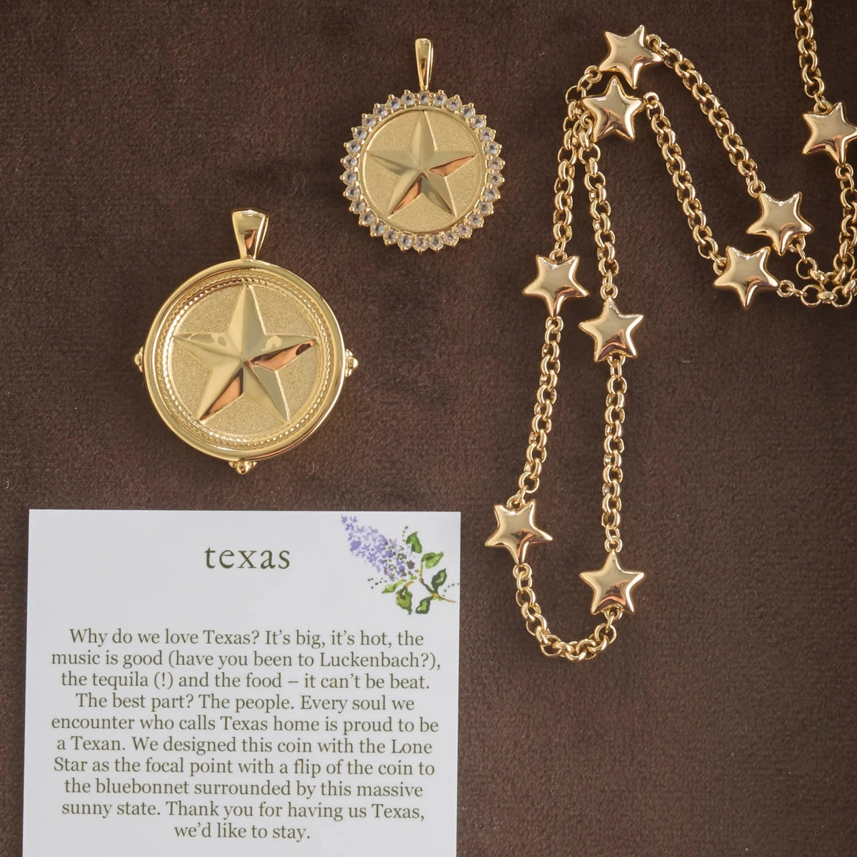 Lucky Pieces of a Star Chain Necklaces Jane Win 