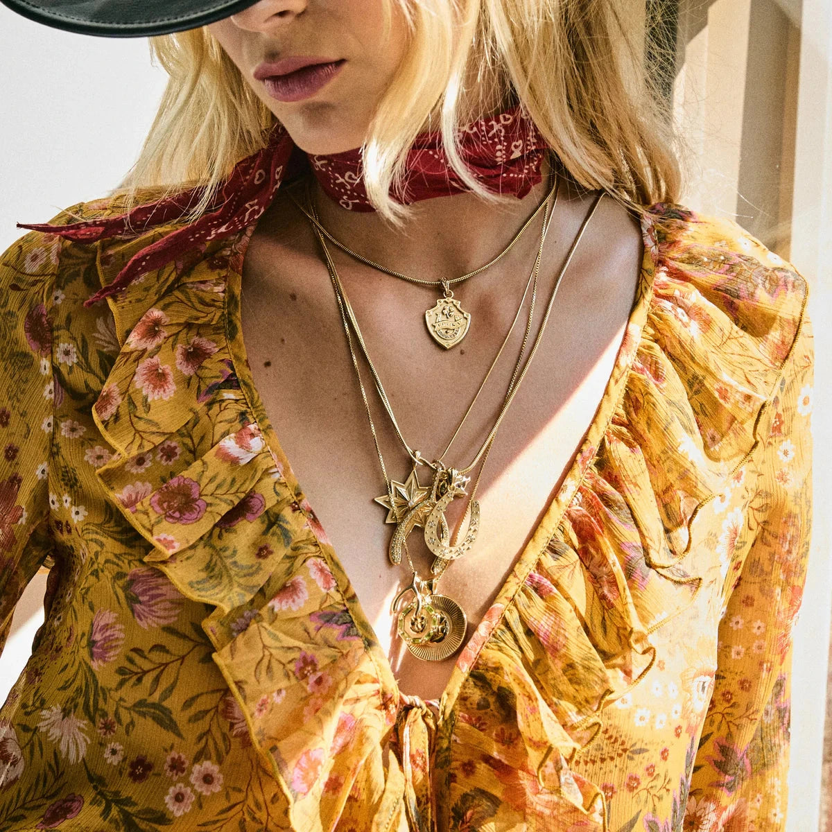 Double Wrap Snake Chain Necklace Necklaces Jane Win 