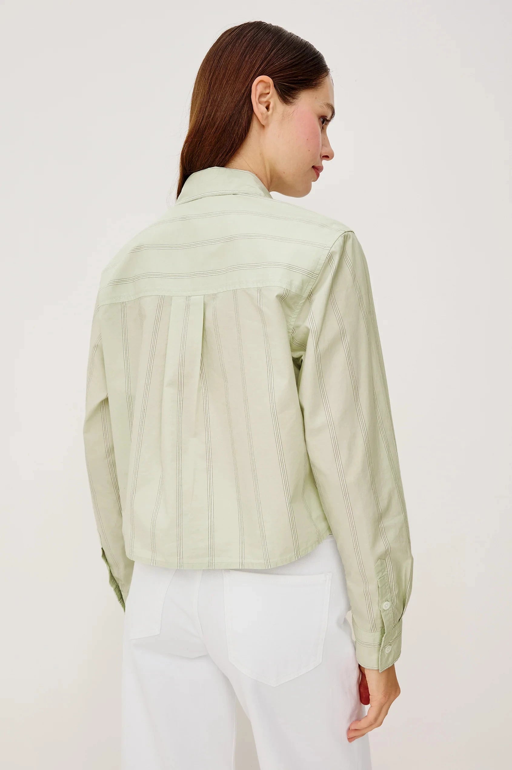 Ramy Top Leon Stripe Tops - Button Down Rails 