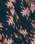 Ressi Fitted Tee Charcoal Multi Ganado Print Tops - Tees L'Agence 
