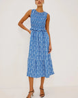 Rialto Dress Blue Ikat