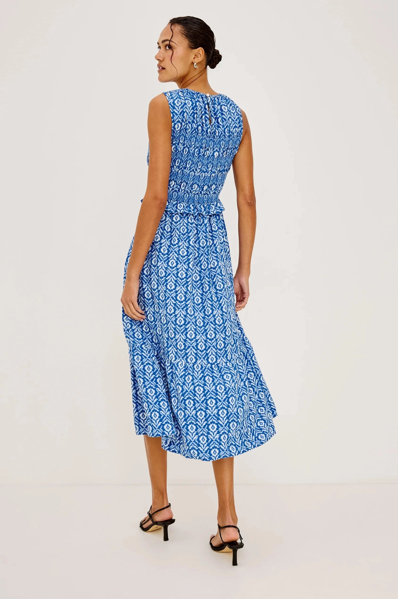 Rialto Dress Blue Ikat Peter Kate Rialto Dress Blue Ikat Peter Kate