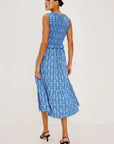 Rialto Dress Blue Ikat