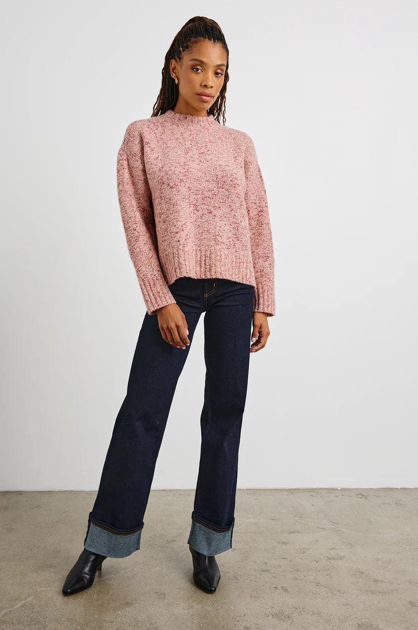 Rio Sweater Rose Sweater - Crewneck Rails 