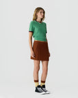 Rib Ringer Tee Highland/Fig Sweater - Crewneck Guest in Residence 