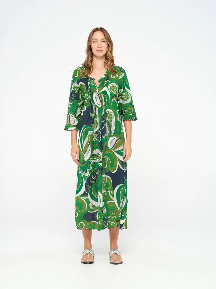 Costa Nova Long Poppy Emerald Dresses - Maxi Oneseason 