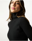 Nia Long-Sleeved Turtleneck Sweater Black