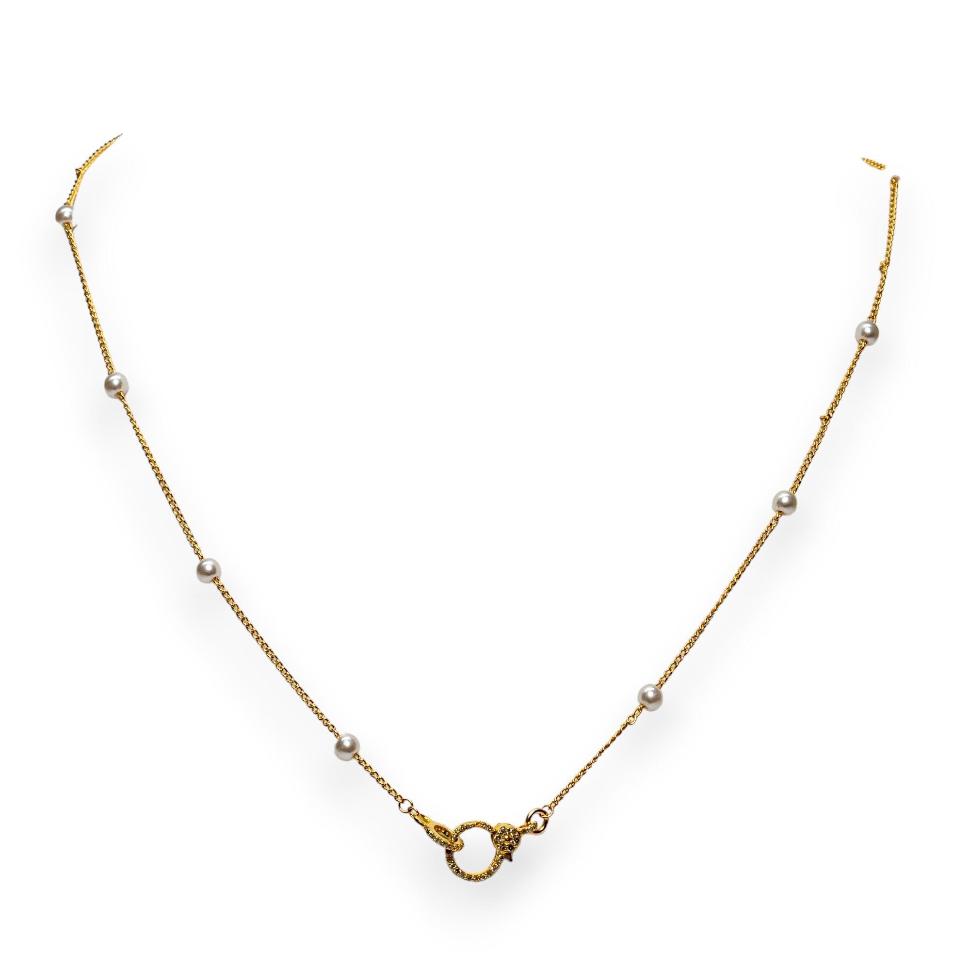 Pixie Pearl Chain Necklaces Paula Rosen 