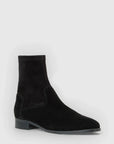 Sabrina Low Ankle Suede Boot Black Boots - Booties Aquatalia 