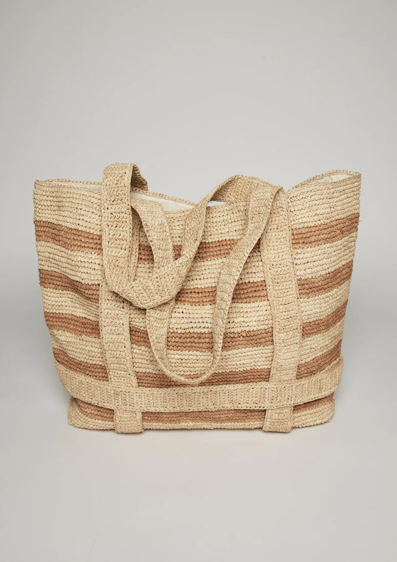 The Original Traveler Bag Toast Stripe