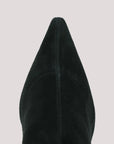 Jade Stretch Suede Boot Black