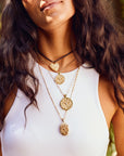 Hope Small Pendant Coin 16-18" Classic Rolo Necklaces Jane Win 