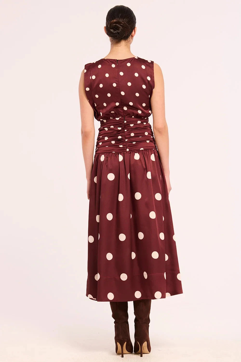 Halo Top Polka Dots Tops - Blouses Misa 