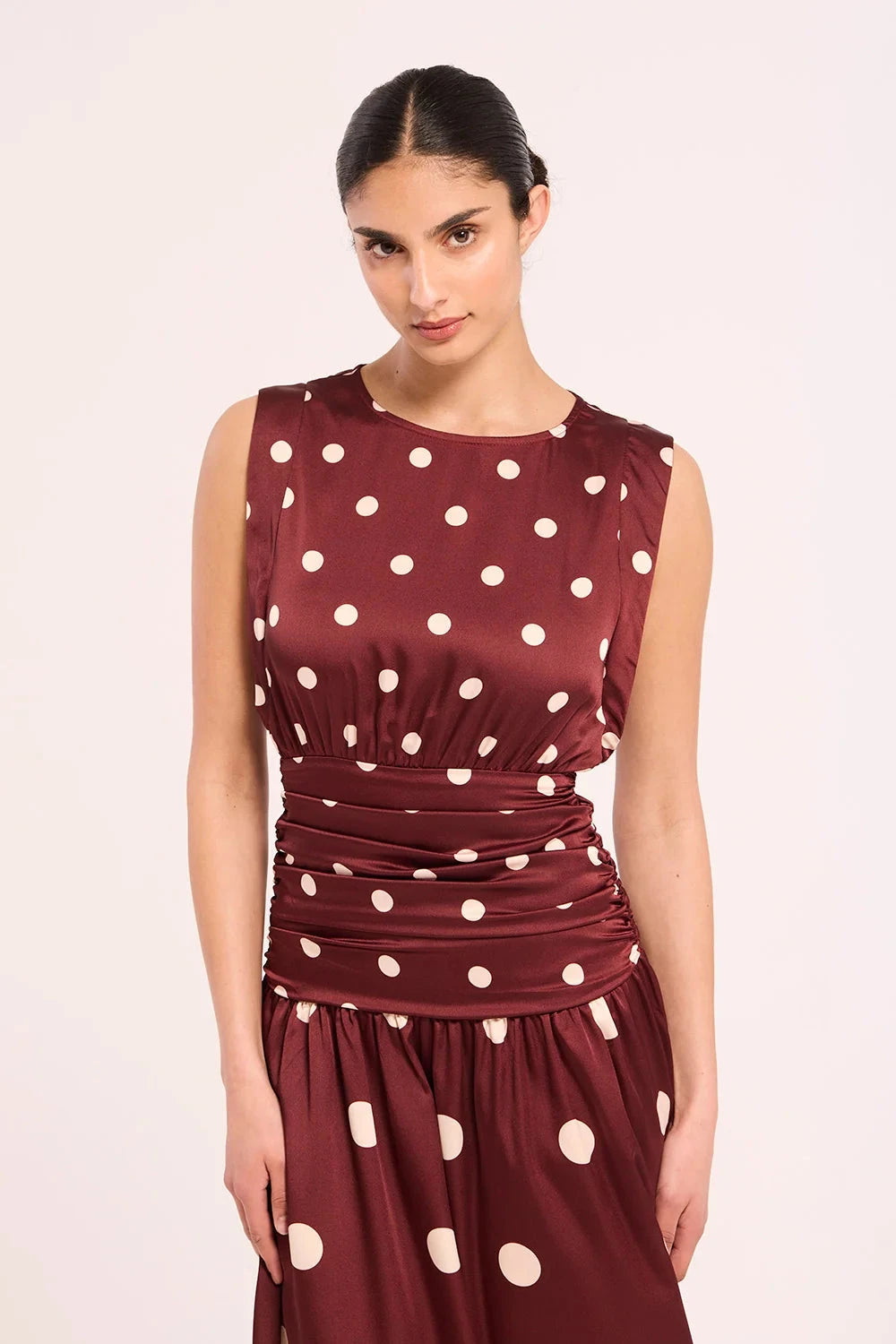 Halo Top Polka Dots Tops - Blouses Misa 