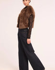 Kira Vest Dark Brown