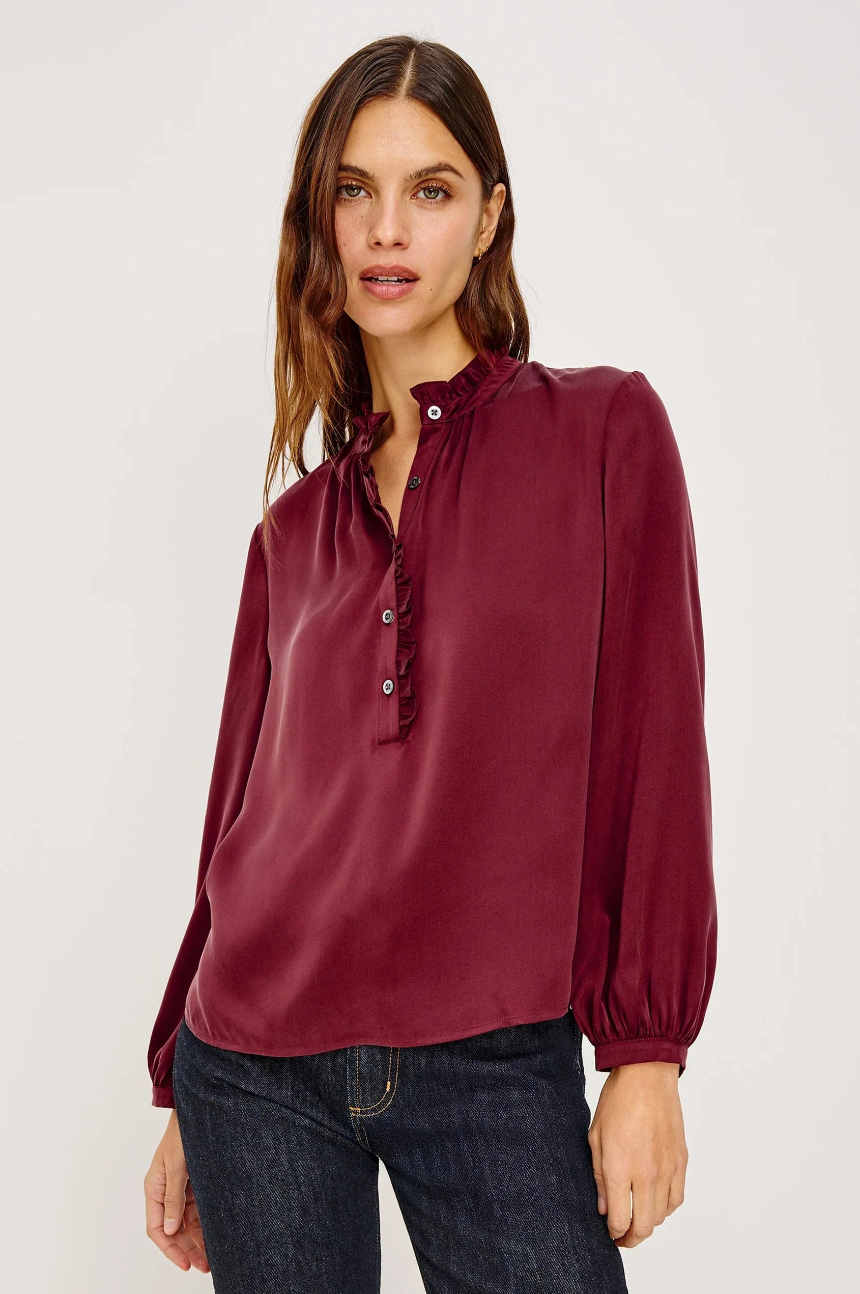 Sien Top Garnet Tops - Blouses Rails 