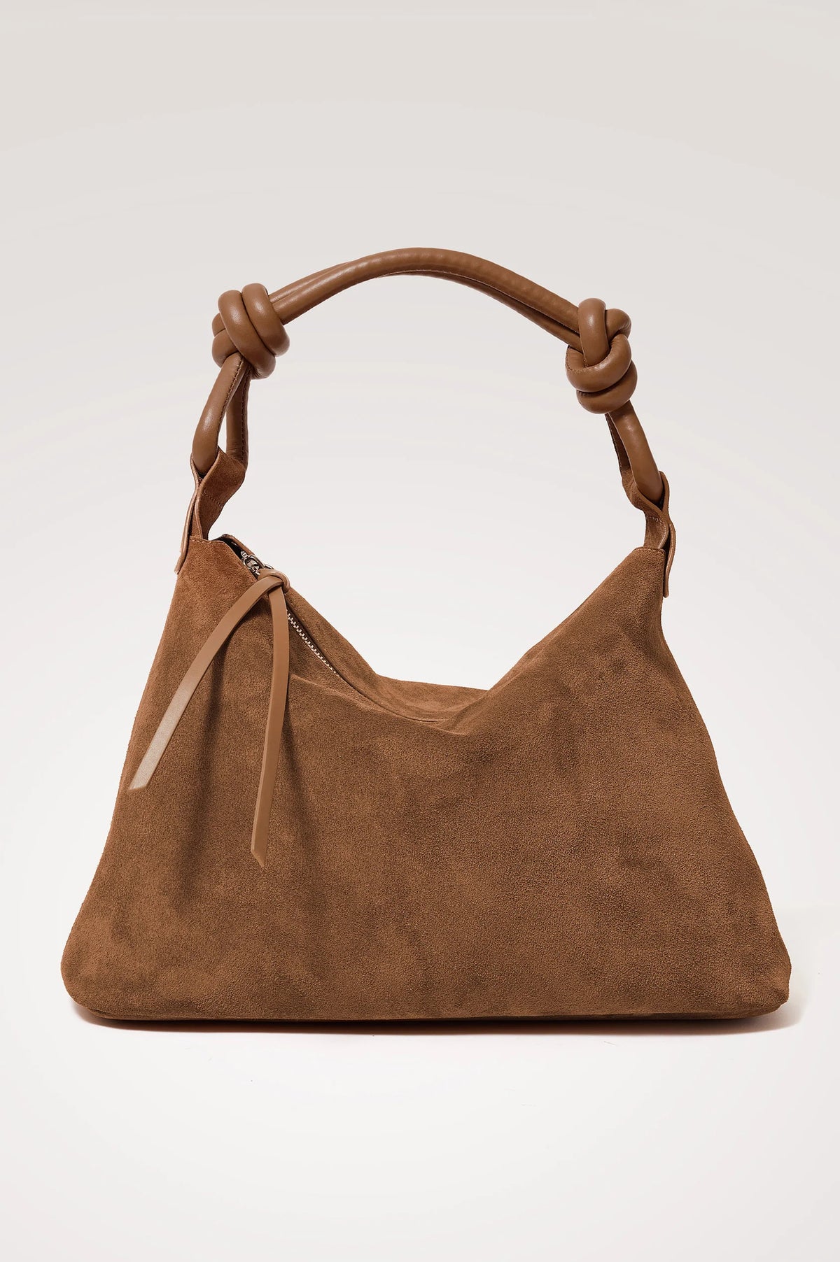 Siena Hobo Bag Camel Suede