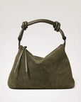Siena Hobo Bag Olive Suede