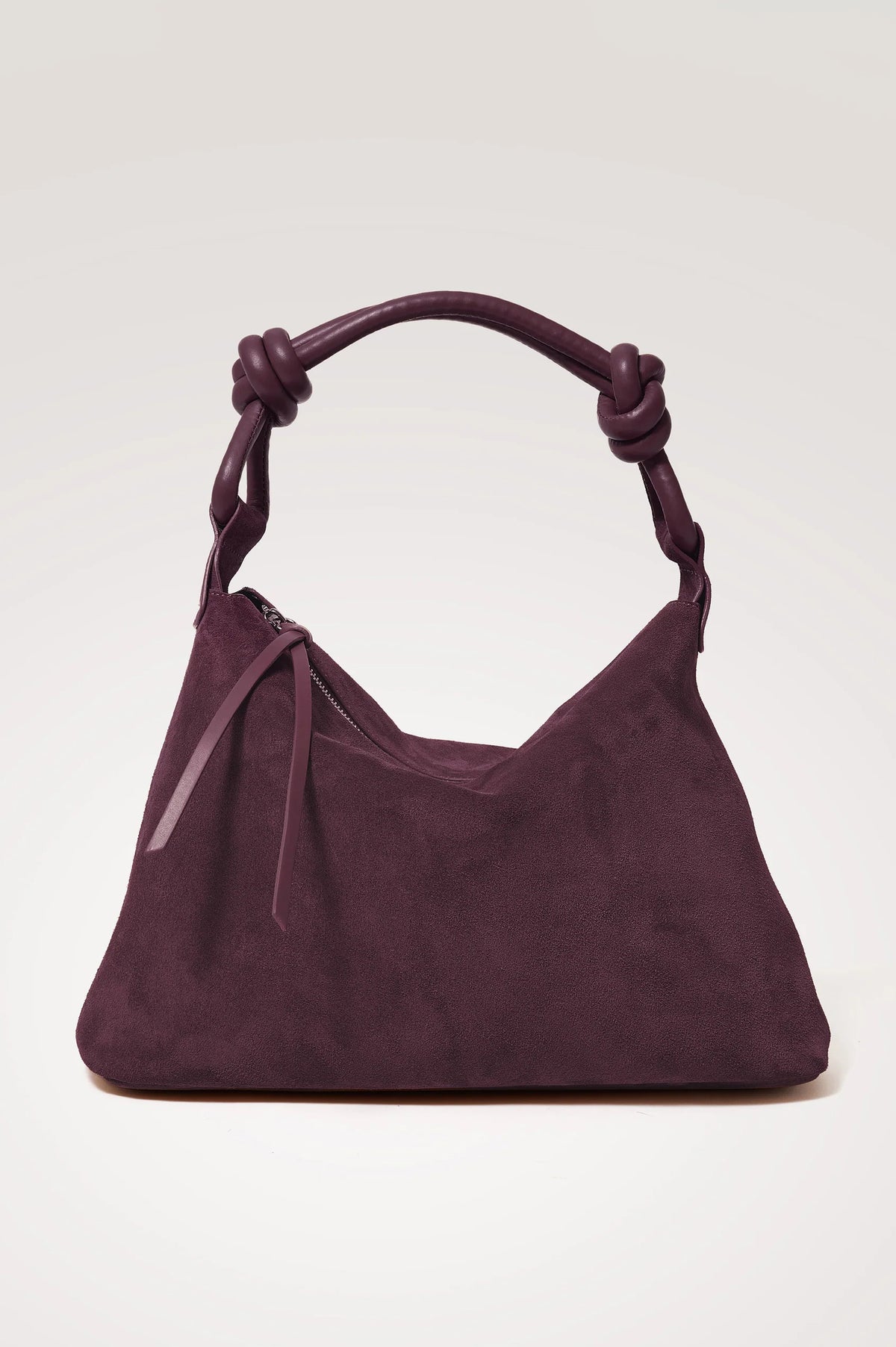 Siena Hobo Bag Plum Suede