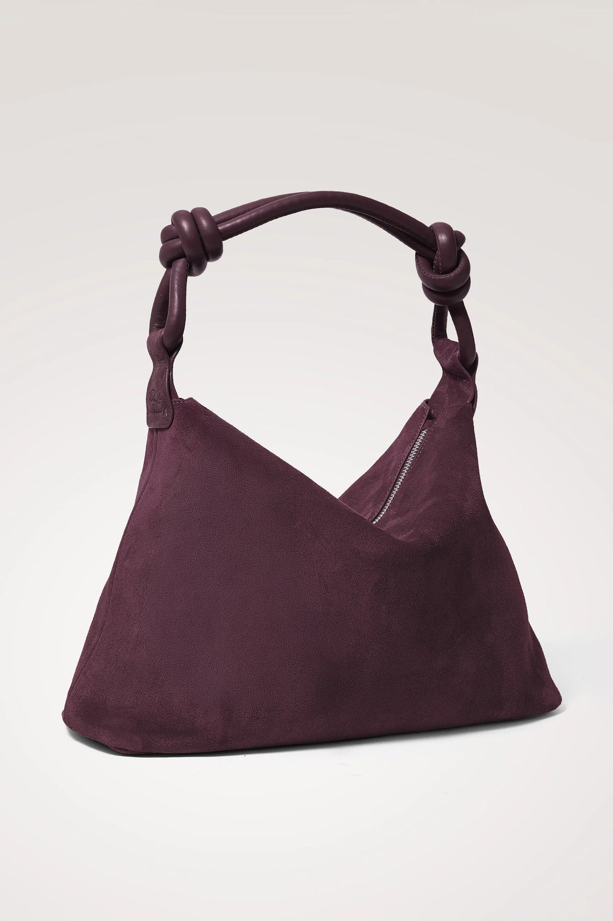 Siena Hobo Bag Plum Suede