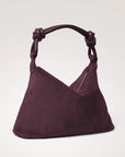Siena Hobo Bag Plum Suede