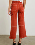 Silverado Carpenter Crop Terracotta Denim - Cropped & Ankle Rails 