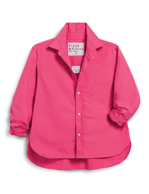 Silvio Untuckable Button Down Magenta Tops - Button Down Frank &amp; Eileen 