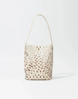 Mccall Laser Cut Leather Bucket Bag Cream Hobo & Shoulder Simkhai 