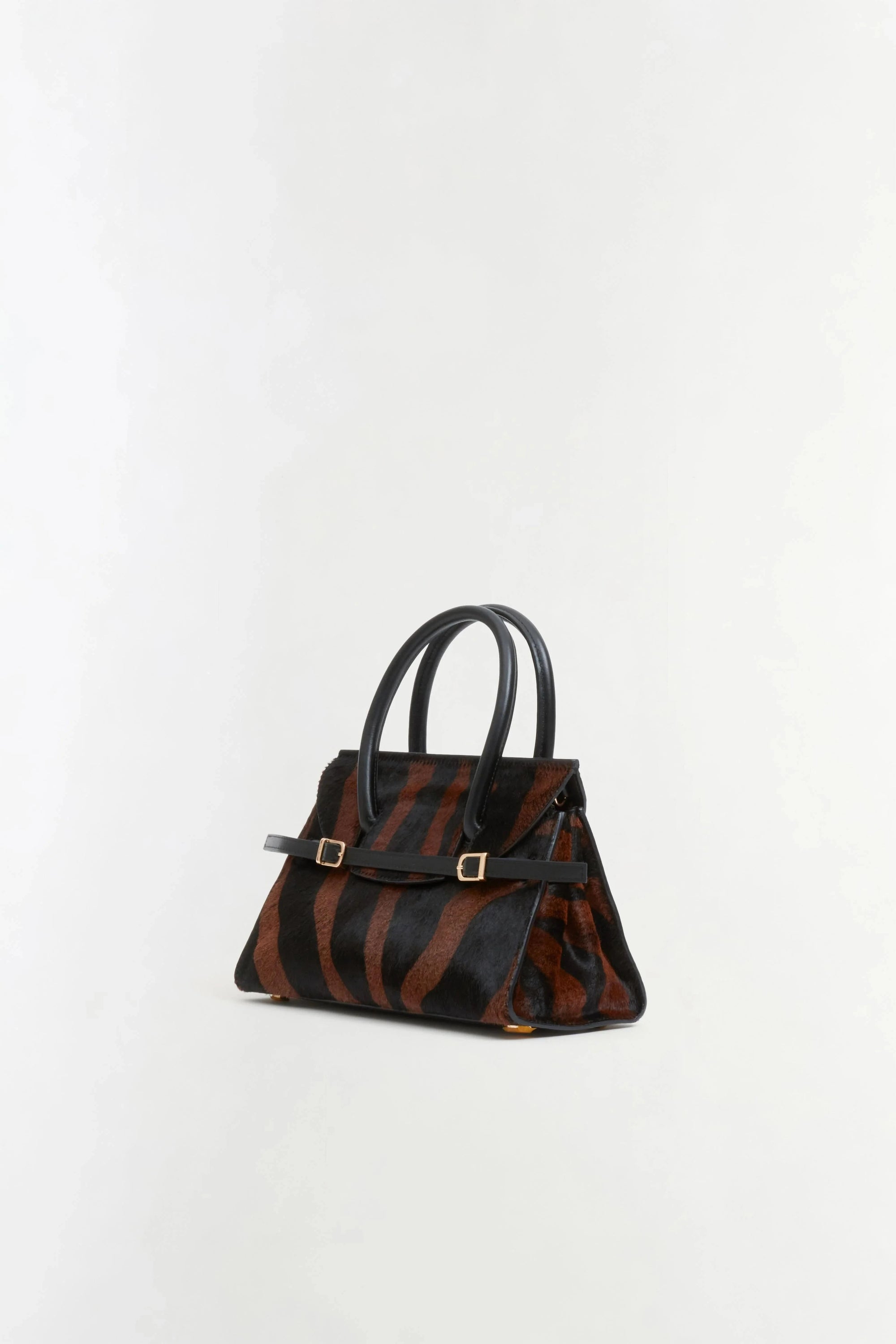 River Calf Hair Top Handle Bag Zebra Tote &amp; Satchel Simkhai 