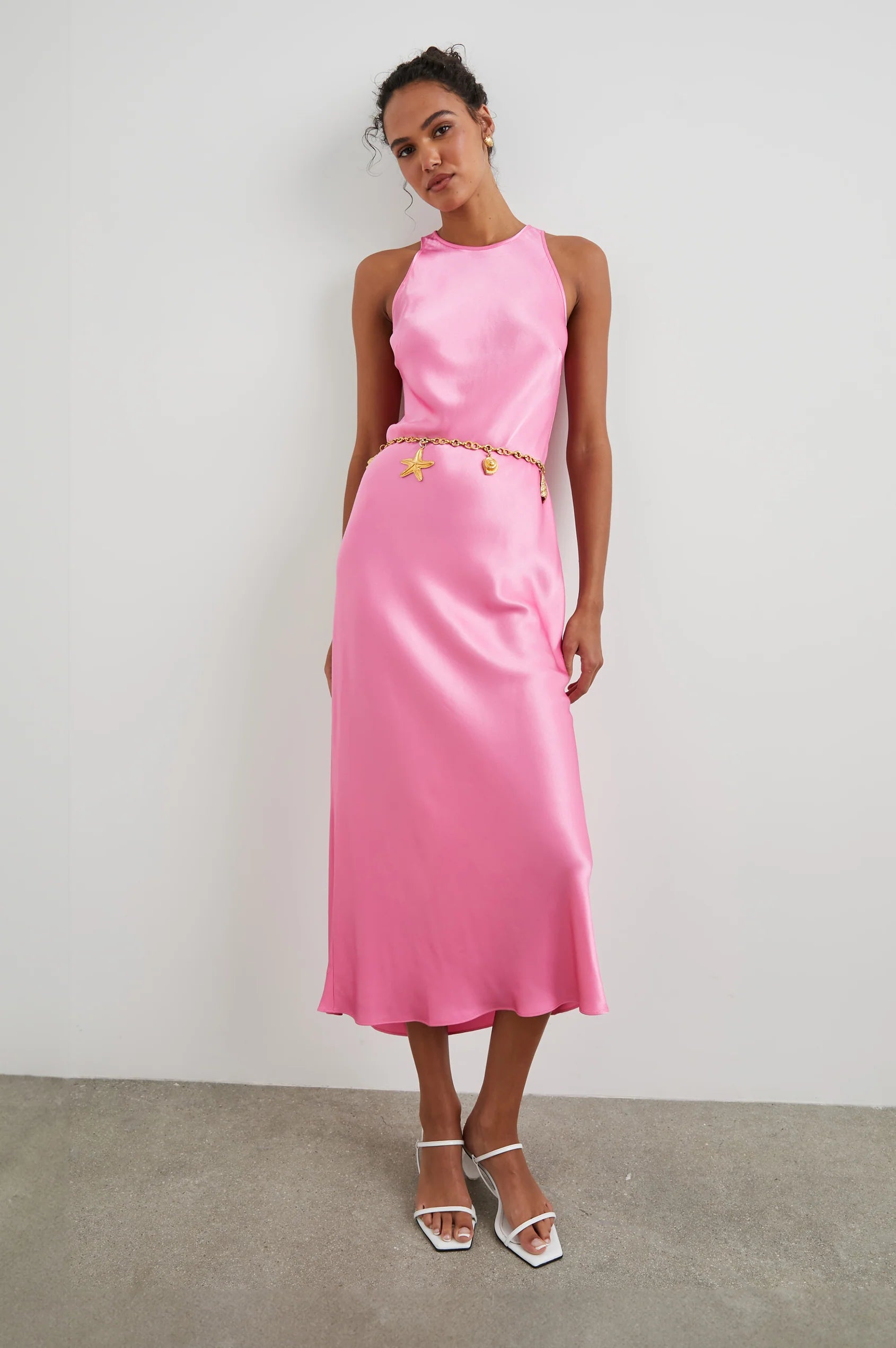 Solene Dress Malibu Pink Dresses - Midi Rails 