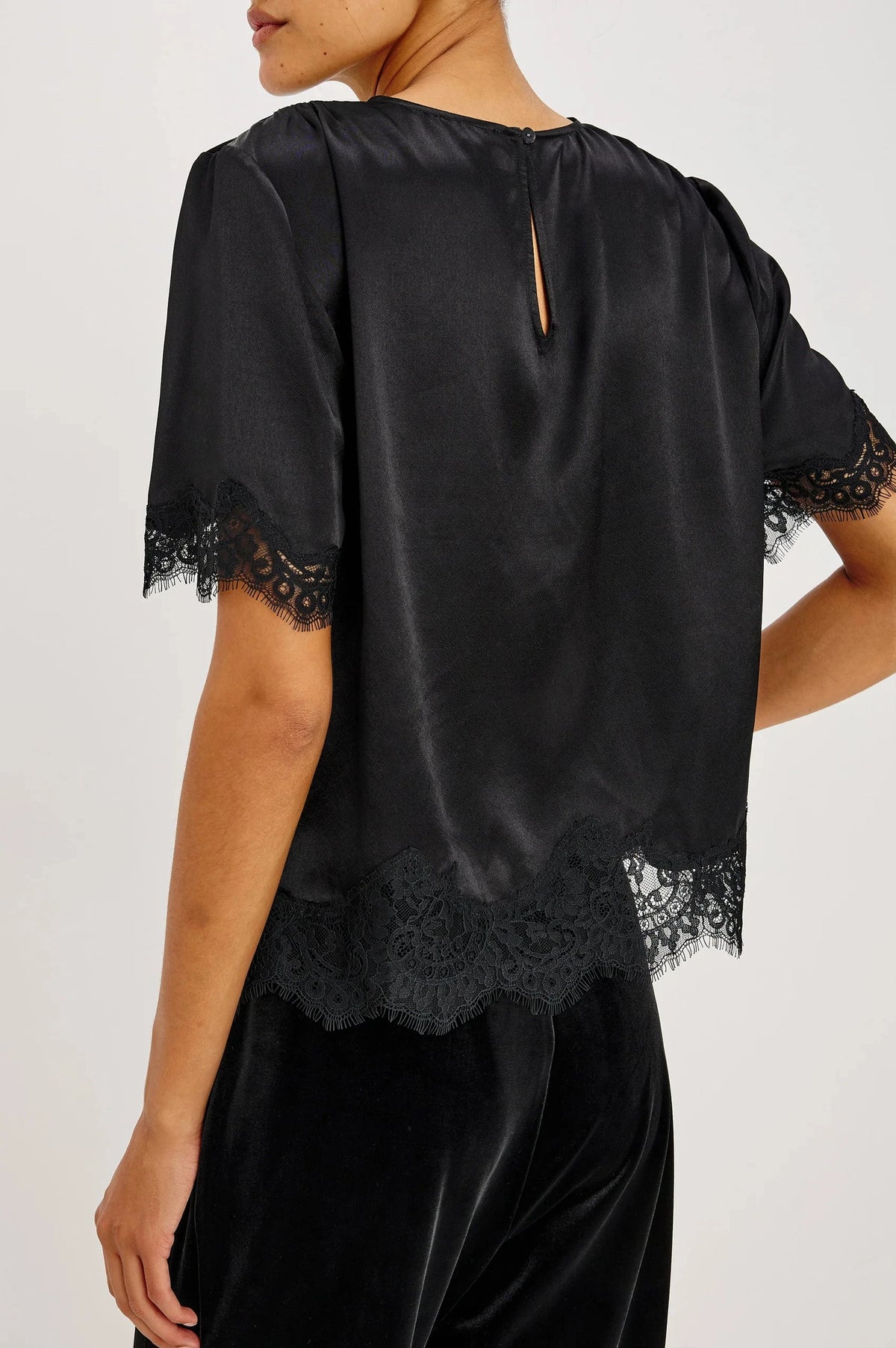 Sonora Top Black Tops - Blouses Rails 