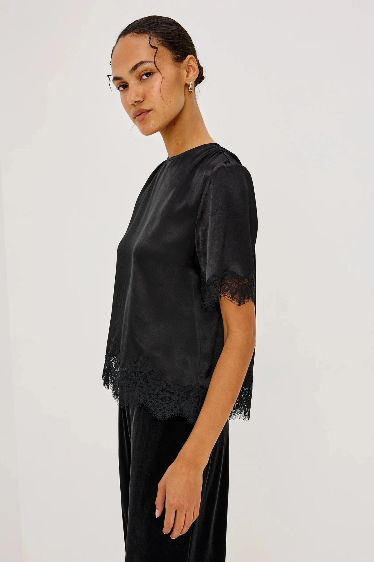 Sonora Top Black Tops - Blouses Rails 
