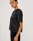 Sonora Top Black Tops - Blouses Rails 
