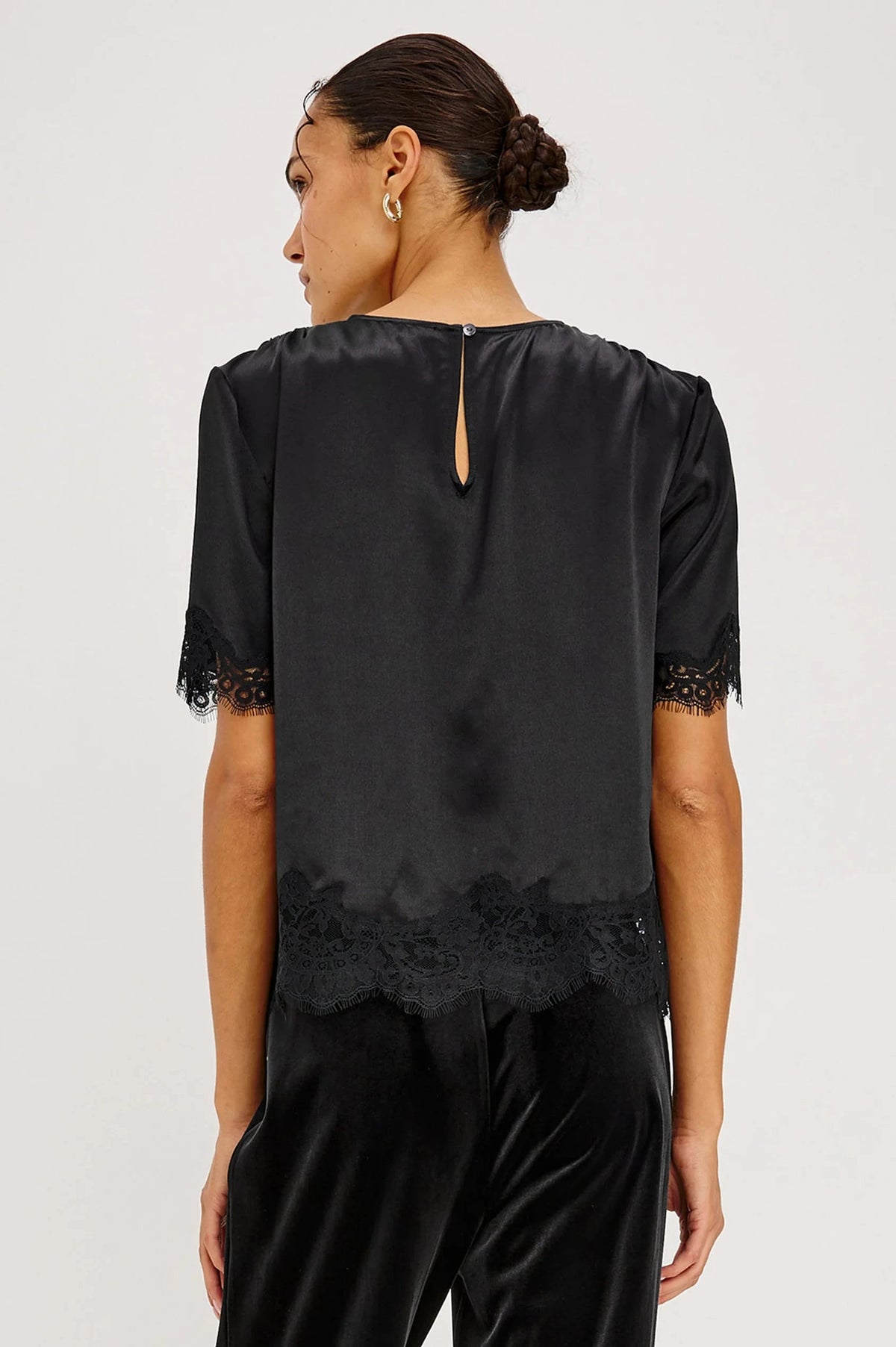 Sonora Top Black Tops - Blouses Rails 