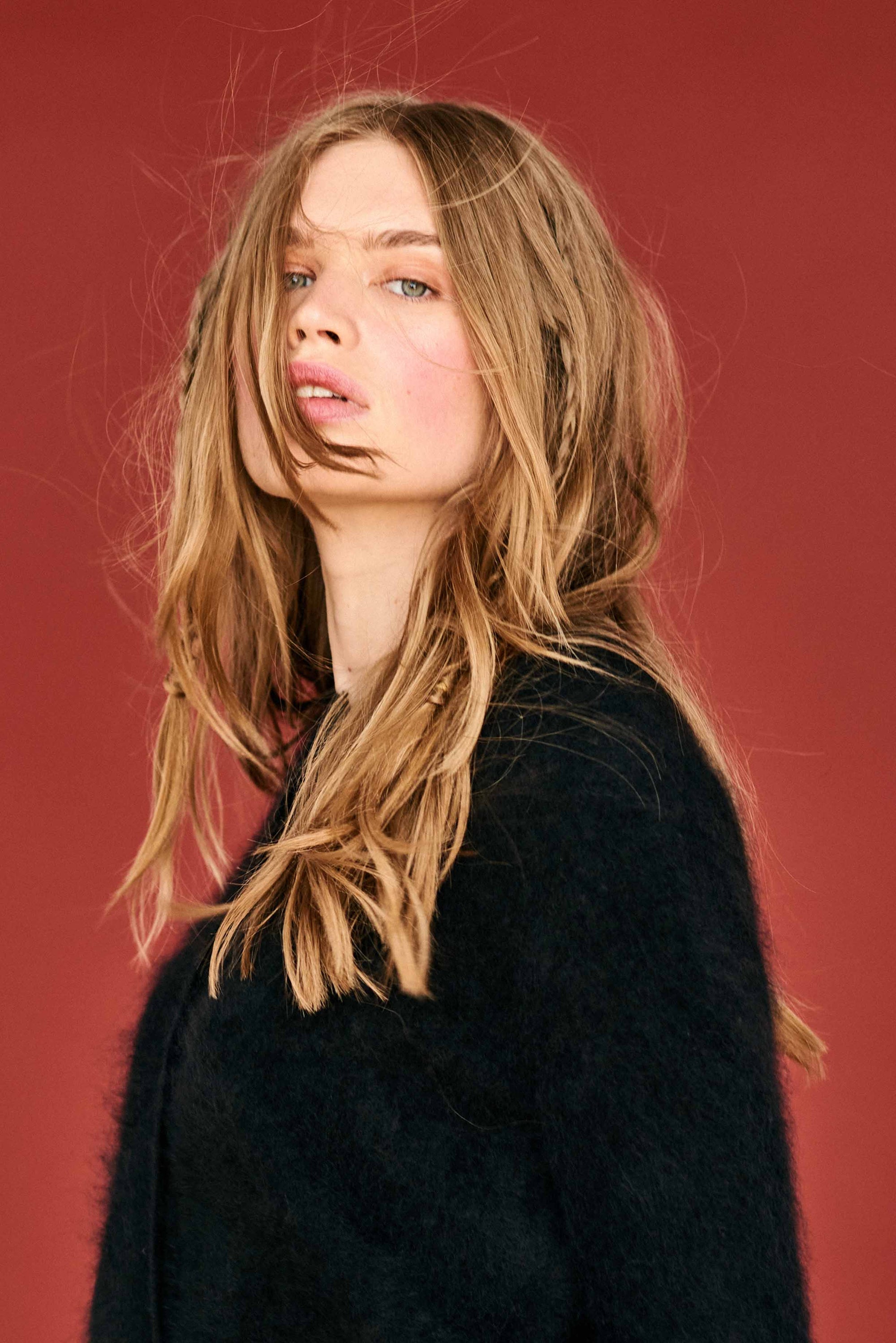 Brushed Cardigan Black
