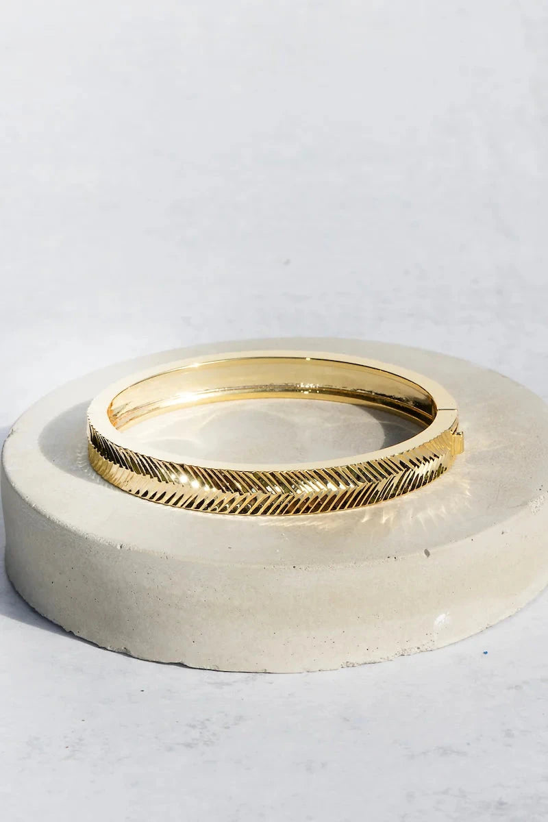 Sunray Bangle Gold Bracelets Native Gem 