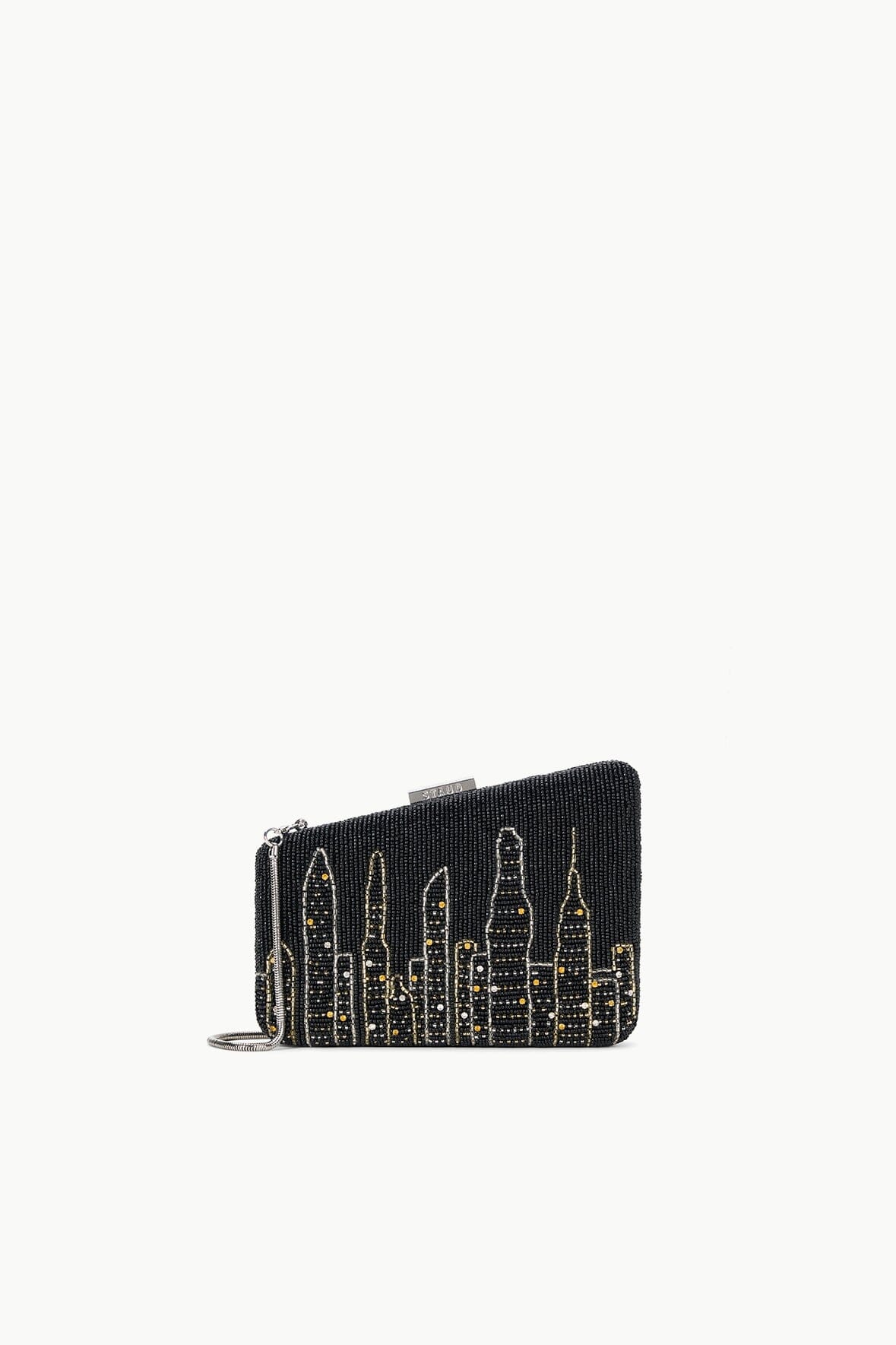 Carmella Beaded Clutch NYC Skyline Clutch Staud 