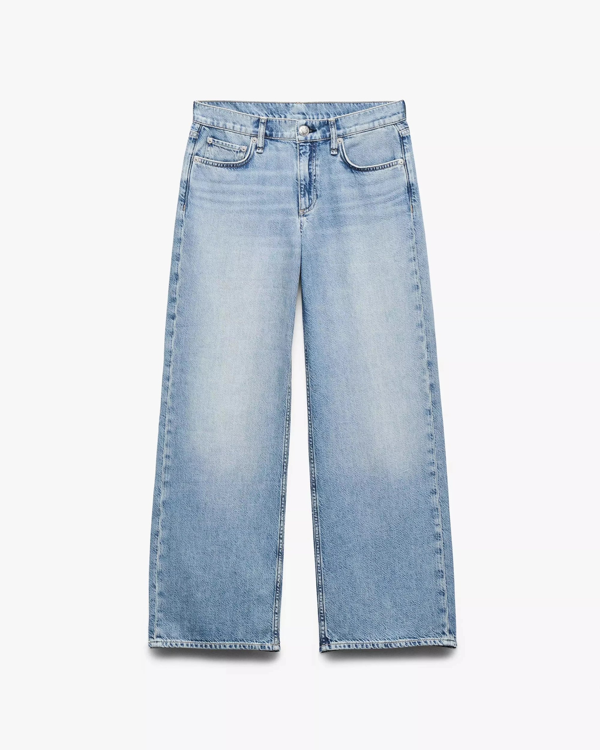 Saige Ankle Relaxed Straight Jean Ludlow Denim - Straight rag & bone 