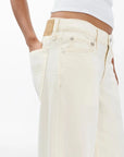 Saige Relaxed Straight Jean Ecru Denim - Straight rag & bone 