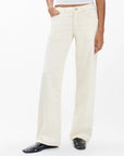 Saige Relaxed Straight Jean Ecru Denim - Straight rag & bone 