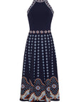 Sandrinna Dress Jules Navy Dresses - Midi Cara Cara 